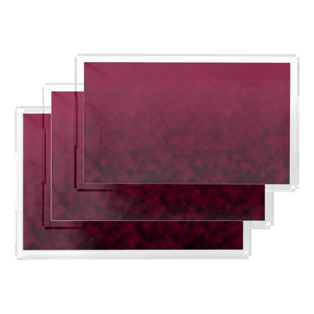 Crushed Bloom Acrylic Tray (Set)