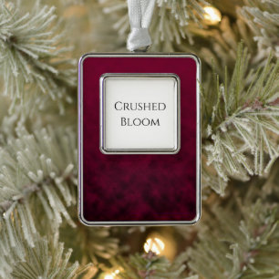 Crushed Bloom Christmas Ornament