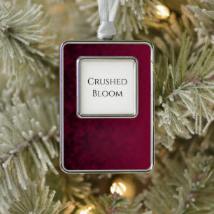 Crushed Bloom Christmas Ornament