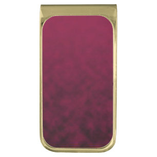 Crushed Bloom Gold Finish Money Clip