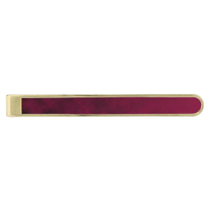 Crushed Bloom Gold Finish Tie Bar