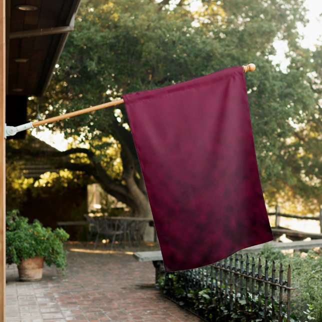 Crushed Bloom House Flag (In SItu)