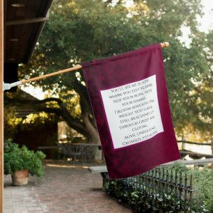 Crushed Bloom House Flag