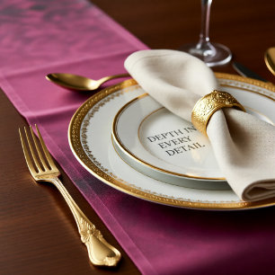 Crushed Bloom Long Table Runner