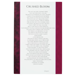Crushed Bloom Metal Print