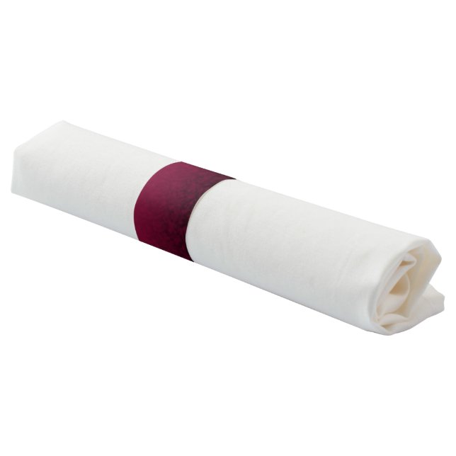 Crushed Bloom Napkin Bands (Angled)