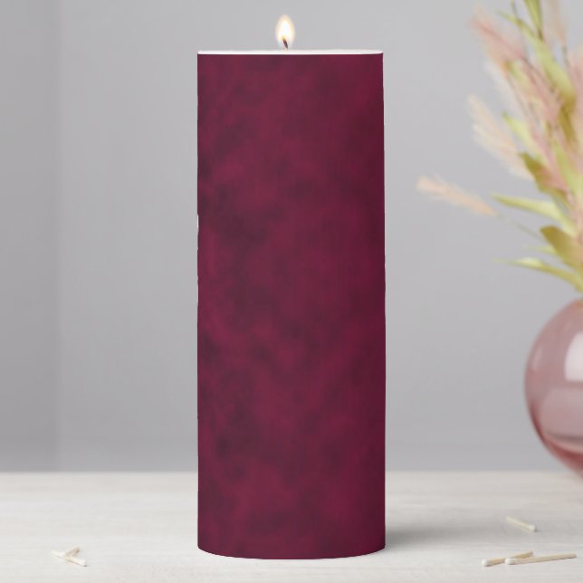 Crushed Bloom Pillar Candle (In Situ)