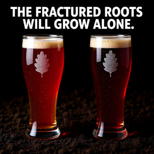 Crushed Bloom Pilsner Glass