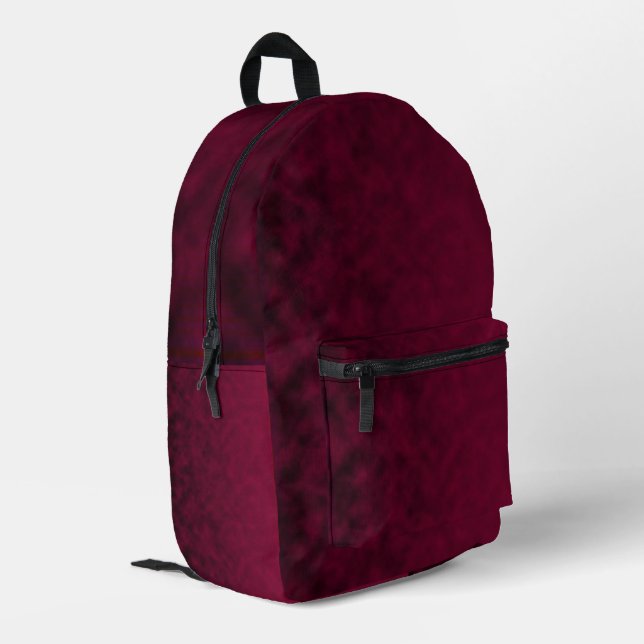 Crushed Bloom Printed Backpack (Back Corner Left)