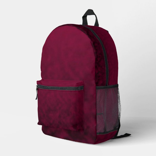 Crushed Bloom Printed Backpack (Back Corner Right)