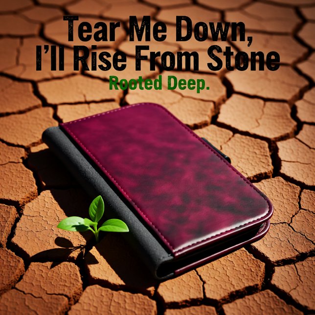 Crushed Bloom Samsung Galaxy Wallet Case (Creator Uploaded)
