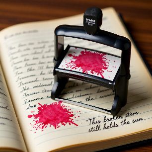 Crushed Bloom Self-inking Stamp