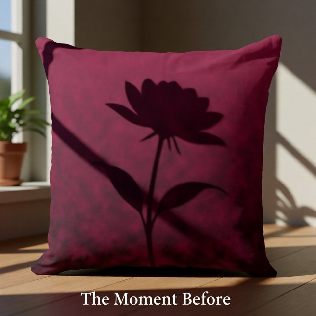 Crushed Bloom Throw Pillow (Creator Uploaded)