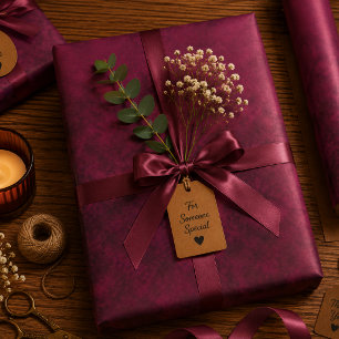 Crushed Bloom Wrapping Paper Sheets