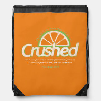 Crushed Drawstring Bag