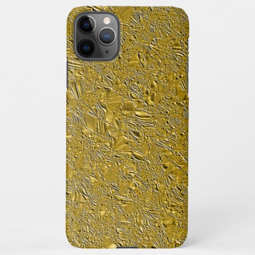 Crushed Gold Foil iPhone Case