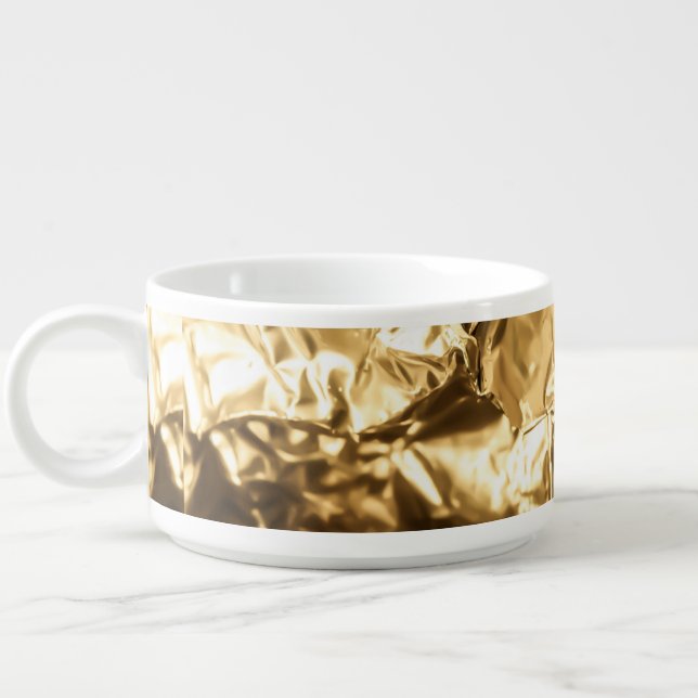 Crushed Golden Folds Bowl (Right)