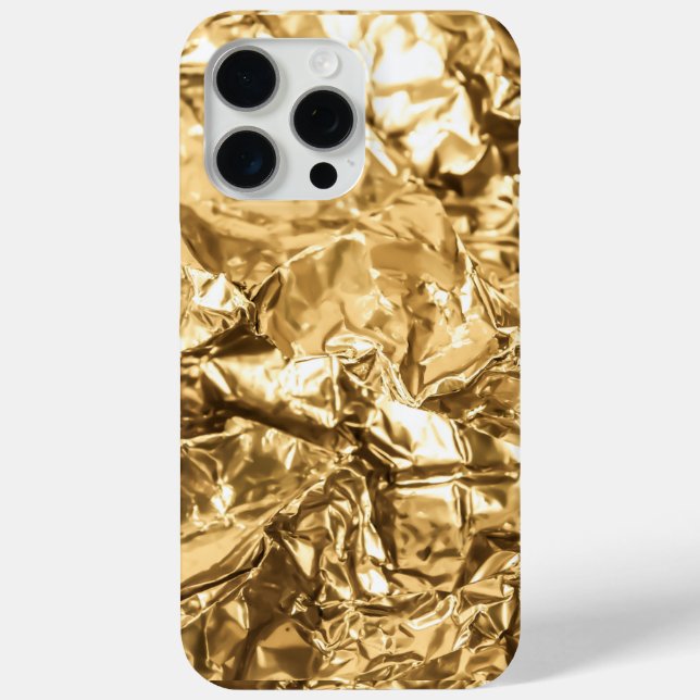 Crushed Golden Folds Case-Mate iPhone Case (Back)