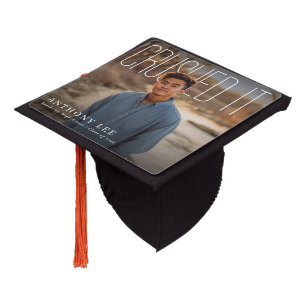 Crushed It PhotoPop Graduation Cap Topper