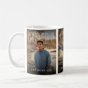 Crushed It PhotoPop Graduation Coffee Mug