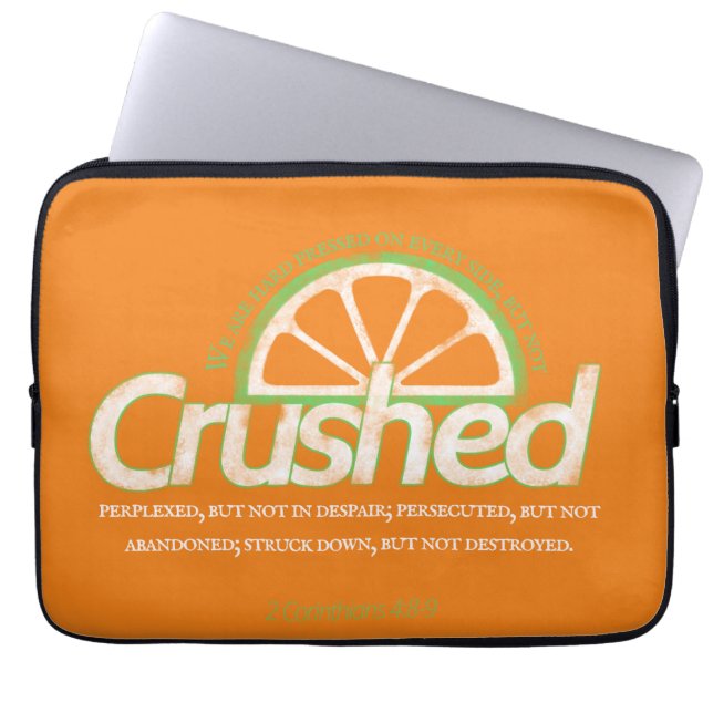 Crushed Laptop Sleeve (Front)