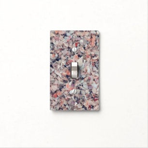 Crushed Sea Shells Beach Light Switch Cover