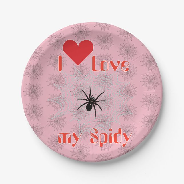 Crusher in the net with droplets like pearls paper plates (Front)