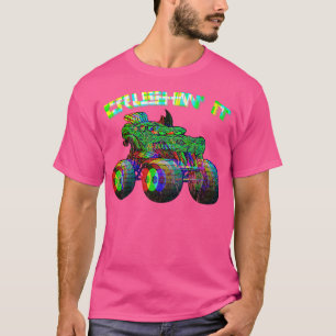 Crushin' Monster Truck Vintage Retro 263 T-Shirt