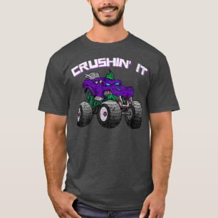 Crushin' Monster Truck Vintage Retro 265 T-Shirt