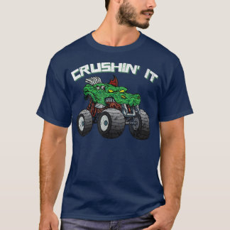 Crushin' Monster Truck Vintage Retro 270 T-Shirt
