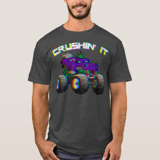 Crushin' Monster Truck Vintage Retro 274 T-Shirt