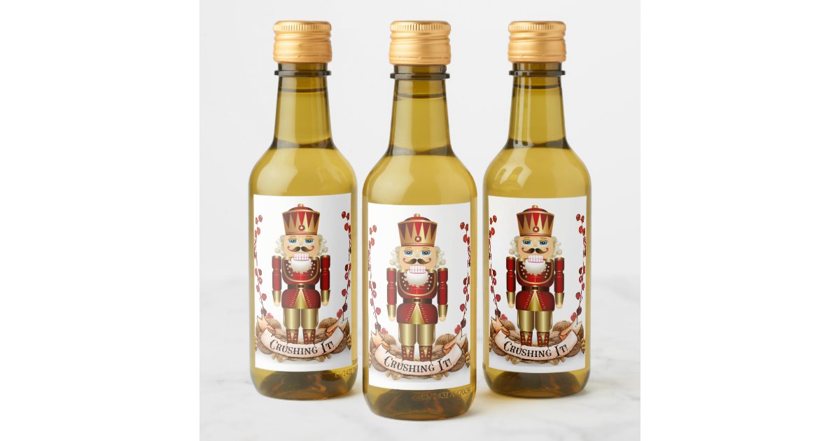 Nutcracker Party Bottle Labels - 20 Nutcracker Water Bottle Labels - Nutcracker Party Decorations - Nutcracker Party Supplies - Ballet Party