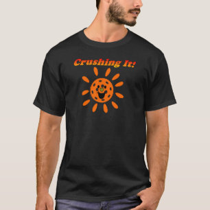 Crushing It - Orange Sunshine Pickleball T-Shirt