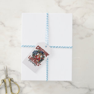 Crushing Liberals Dreams Trump Nutcracker Xmas Gift Tags