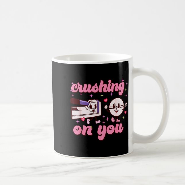 Crushing On You Peds Cu Rn Aid Rn Nurse Valentines Coffee Mug (Right)