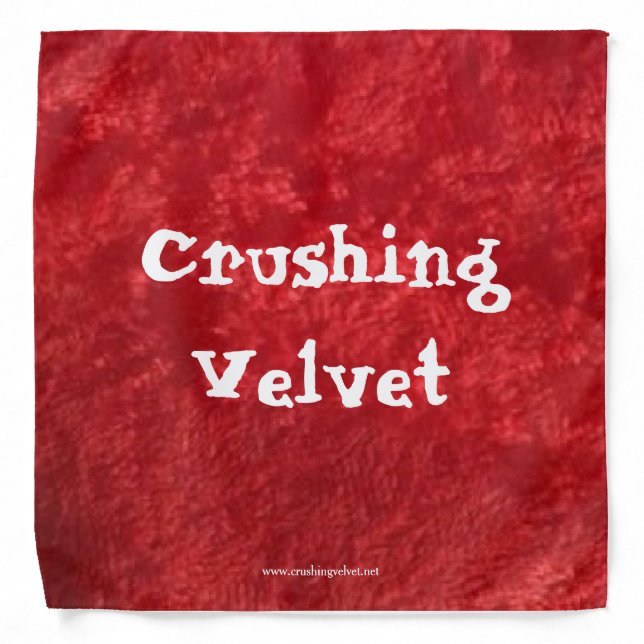Crushing Velvet Bandana (Front)