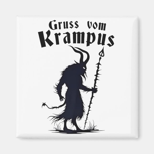 Cruss Vom Krampus Christmas Xmas Devil Spooky Magnet (Front)