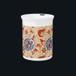 Crustacean core design beverage pitcher<br><div class="desc">Crustacean core seamless pattern in nautical style.</div>