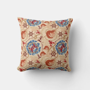 Crustacean core design throw pillow