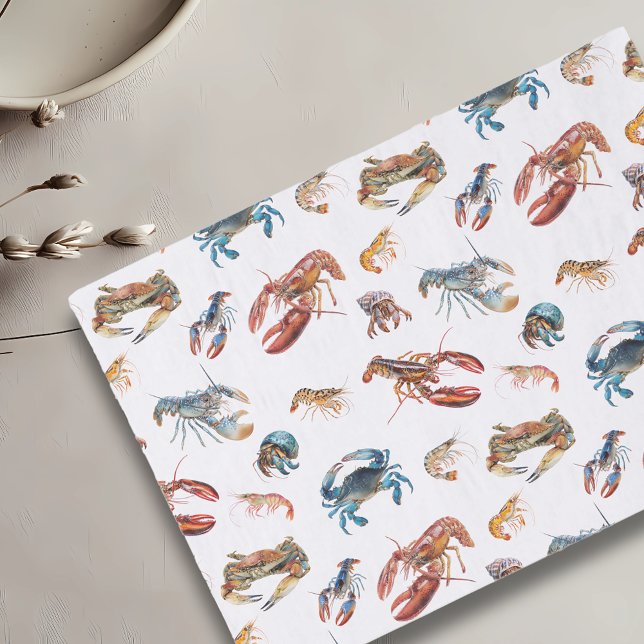 Crustacean Crustaceancore Lobster Crab Shrimp Tissue Paper (Creator Uploaded)