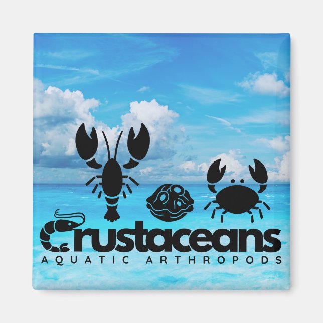 Crustaceans - Aquatic Arthropods Magnet (Front)