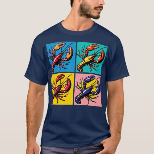 Crustaceans Art Trendy Marine Life T_Shirt