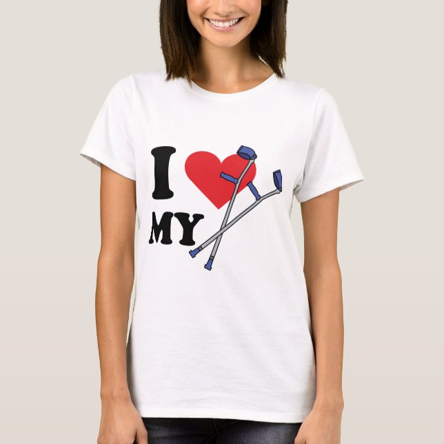 Crutch Love Ladies T T-Shirt (Front)