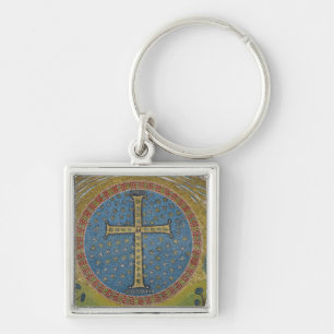 Crux gemmata keychain