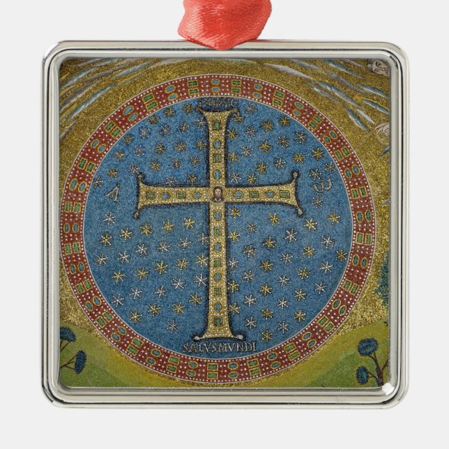 Crux gemmata metal ornament (Front)