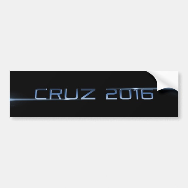 Cruz 2016 bumper sticker (Front)