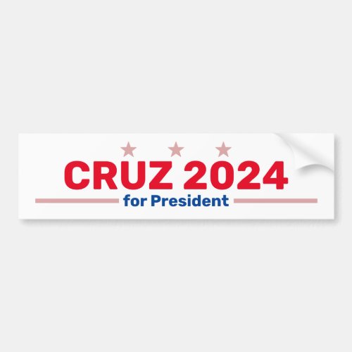 Cruz 2024 bumper sticker