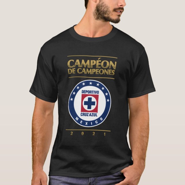 Cruz Azul Campeones 2021 T-Shirt (Front)