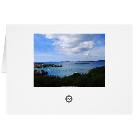 Cruz Bay Collage, St. John, U.S.Virgin Islands (Back Horizontal)