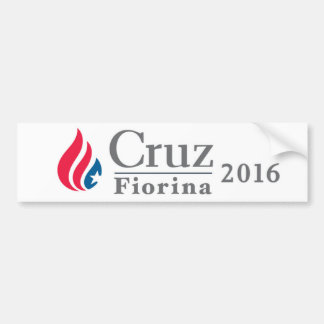 Cruz/Fiorina 2016 DISCOUNT bumper sticker